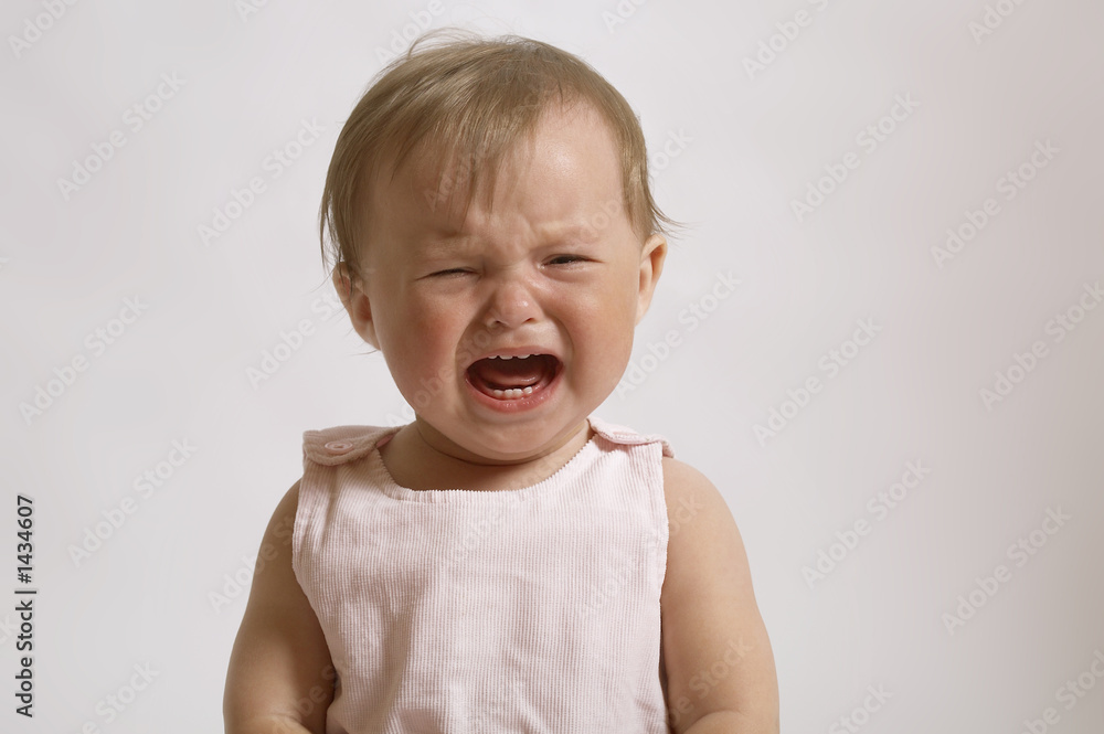 Naklejka premium crying girl