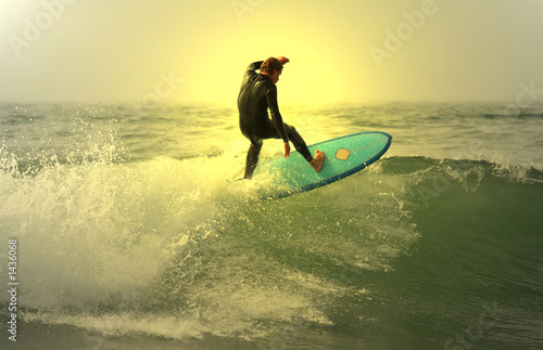 sunset surfer