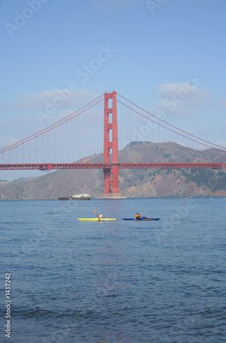 kayaking by the golden gate bridge