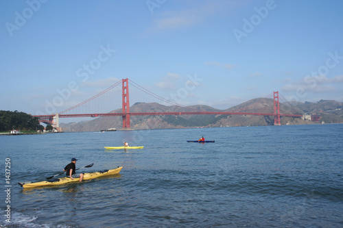 kayaking by the golden gate bridge