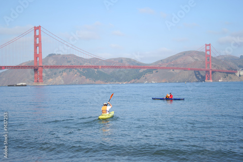 kayaking by the golden gate bridge