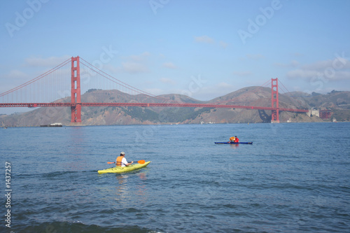 kayaking by the golden gate bridge