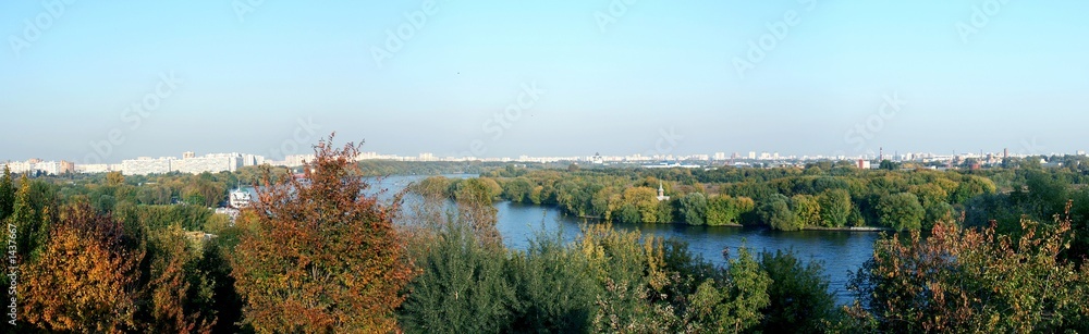 moscow autumn panorama