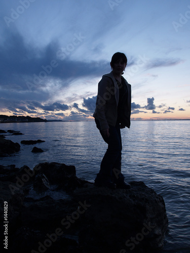 watching sunset