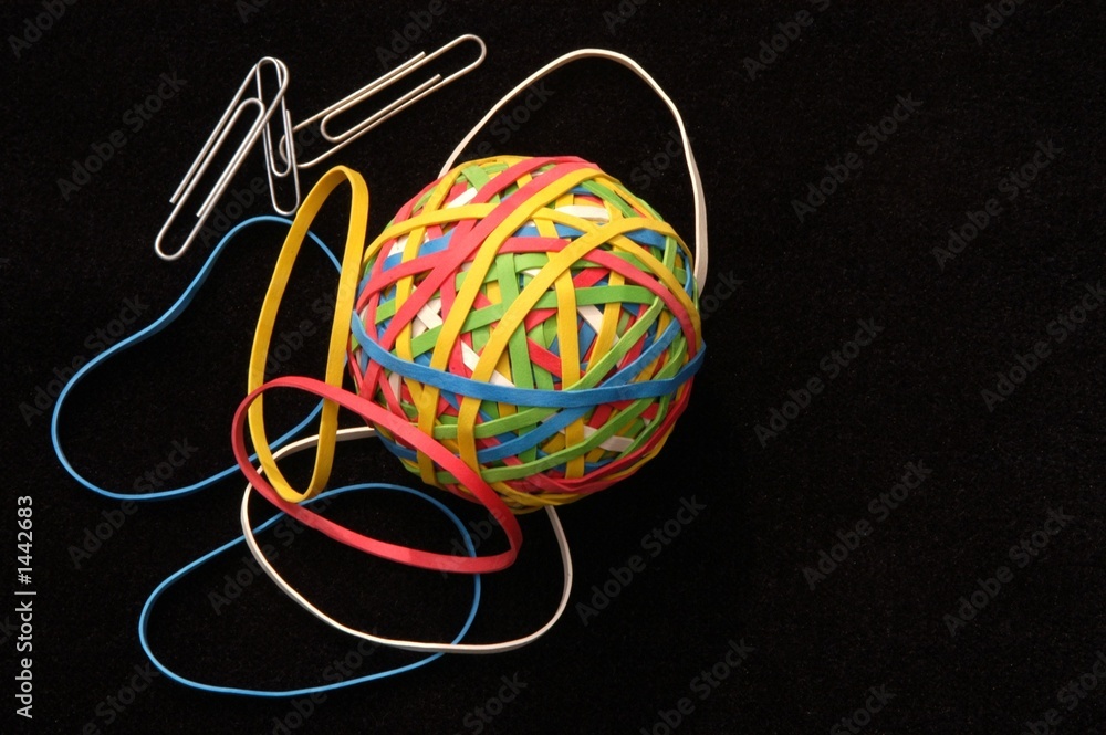 rubber bands & paper clips rubber bands & paper clips