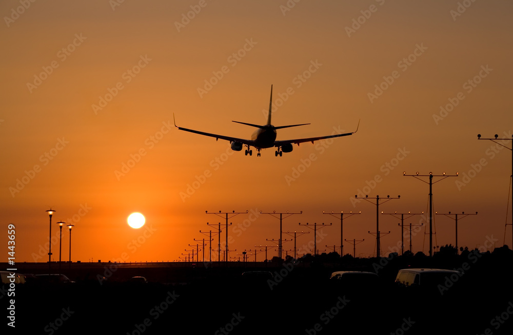 sunset jet landing 1 sunset jet landing 1