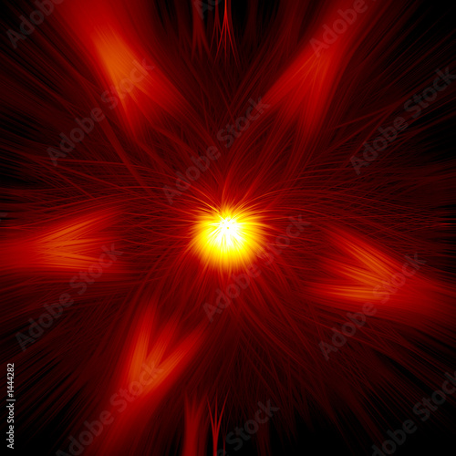 red warp abstract