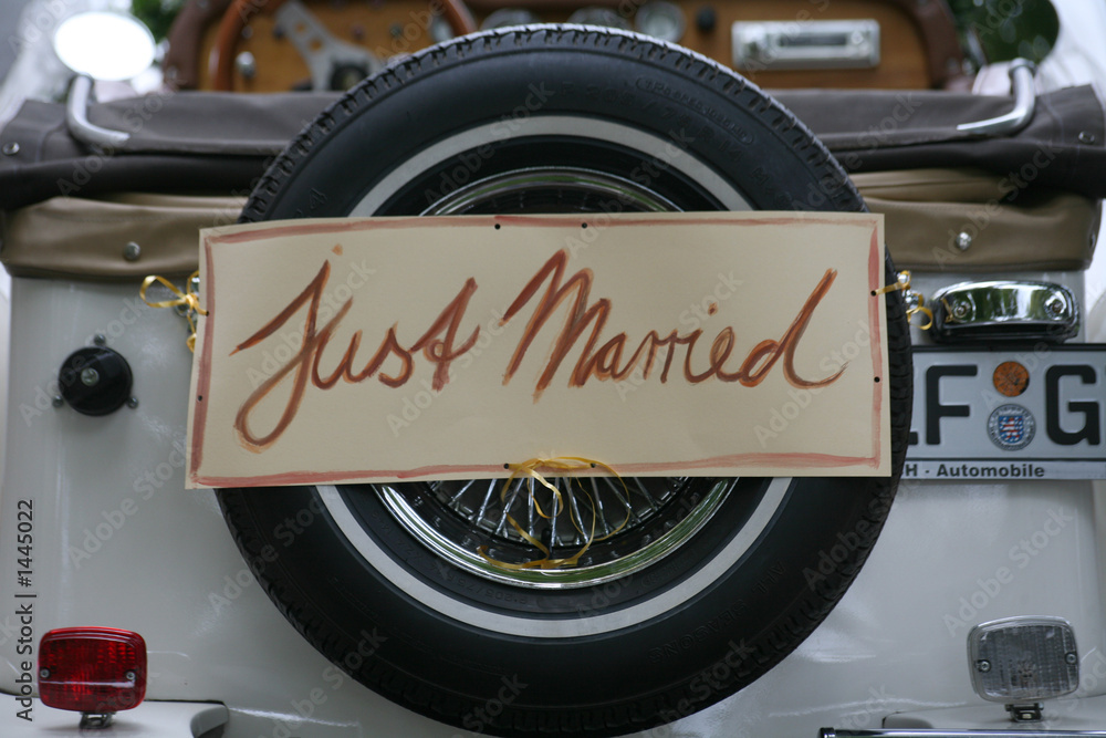 just married