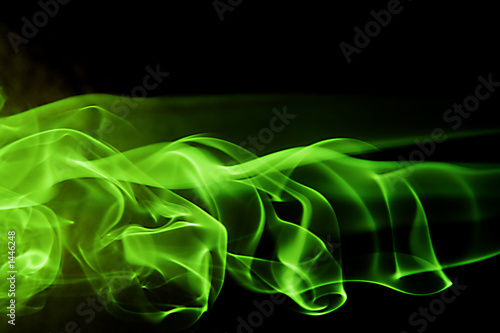 abstract background shape - green smoke #1446248
