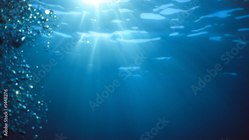 underwater sunlight
