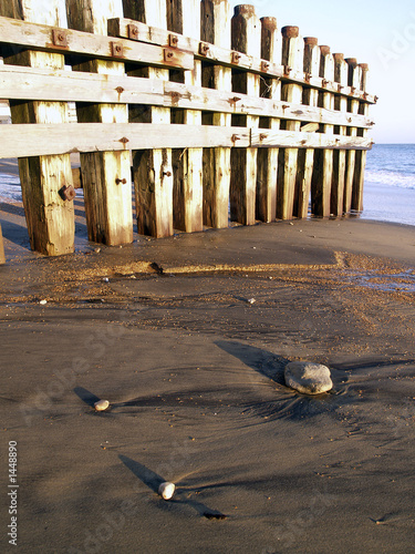 water break on ventnor beach