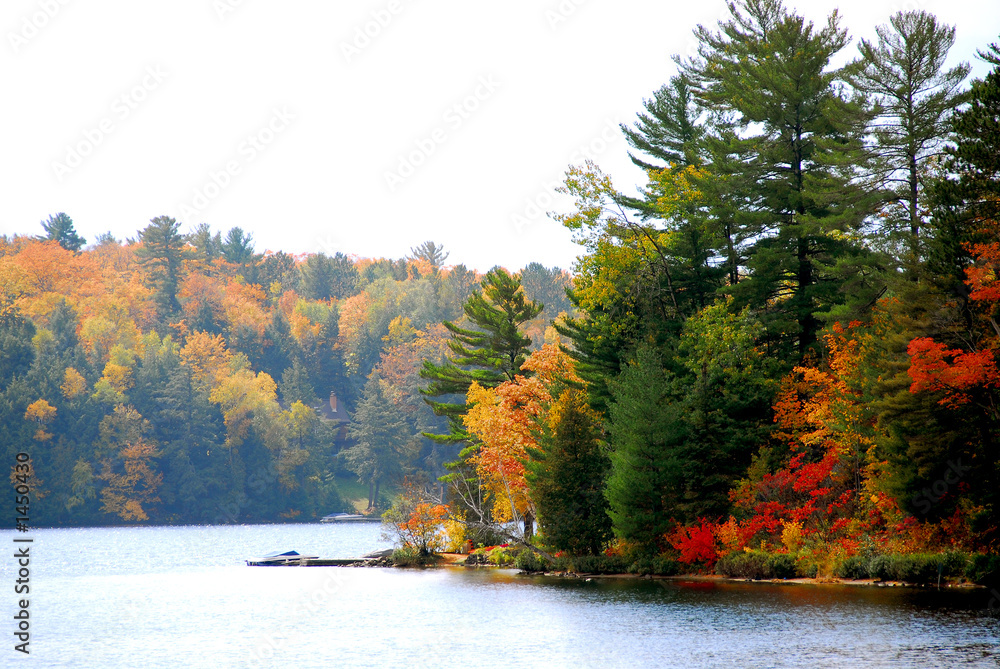Fototapeta premium autumn lake
