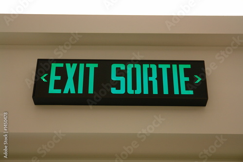 exit sign