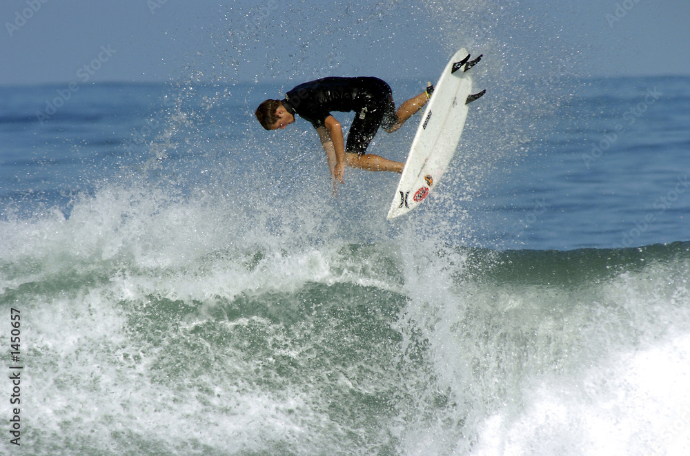 surfer getting air