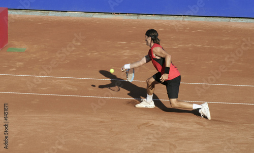 tennis man in action i