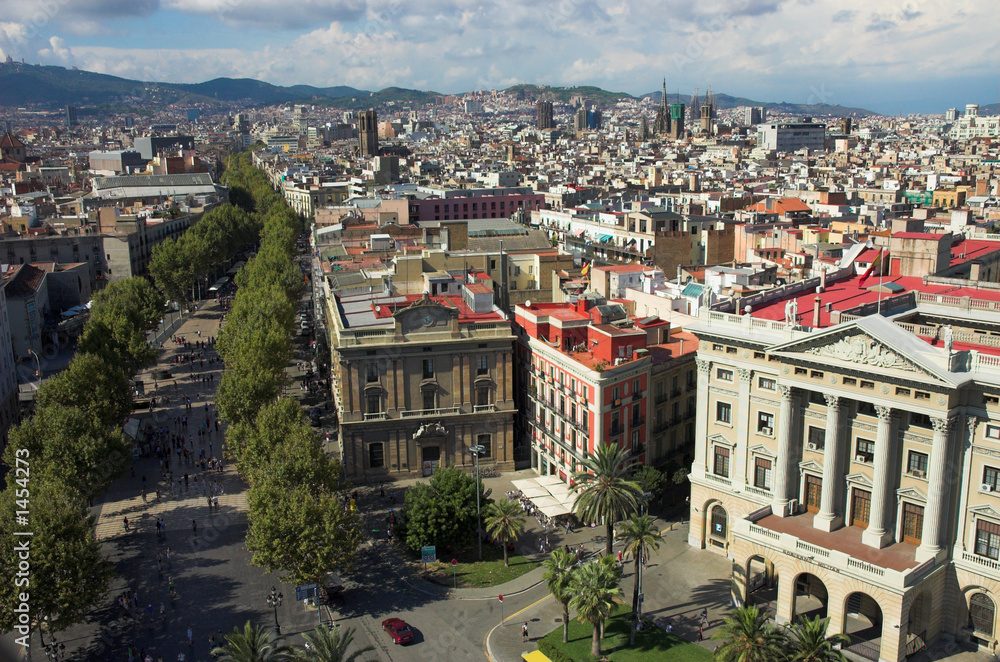 Fototapeta premium ramblas in barcelona