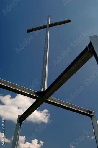 cross on the sky