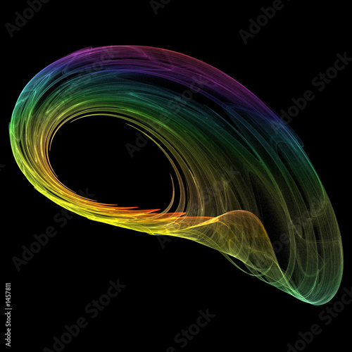 abstract rainbow fractal