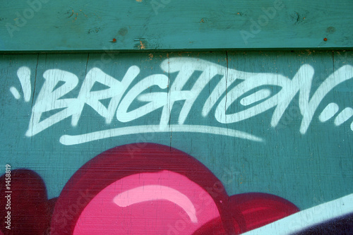 Cool Brighton in graffiti