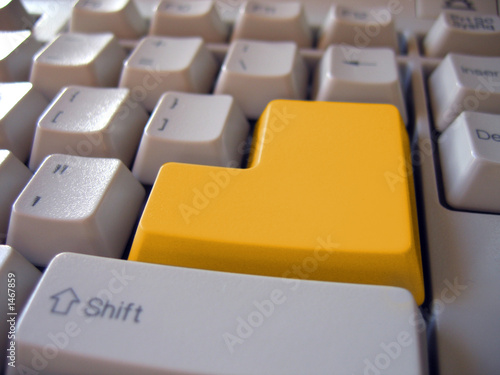 yellow button