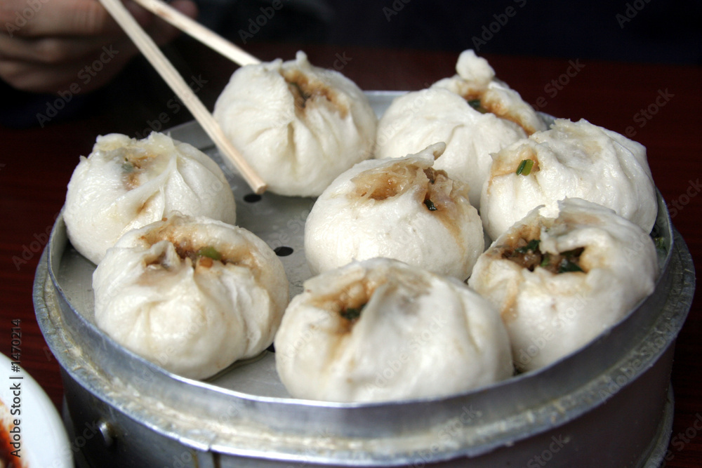 steamed pork buns