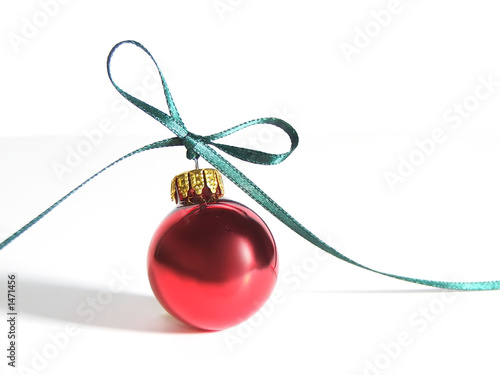 red ornament photo