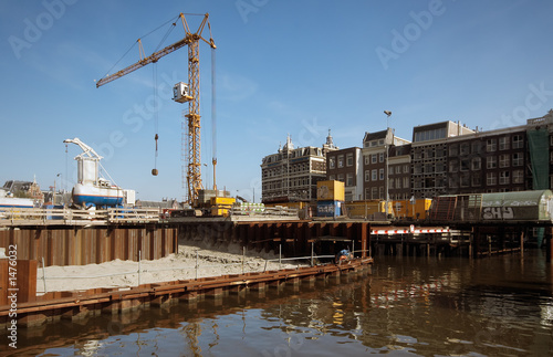 construction in amsterdam © Eric Gevaert