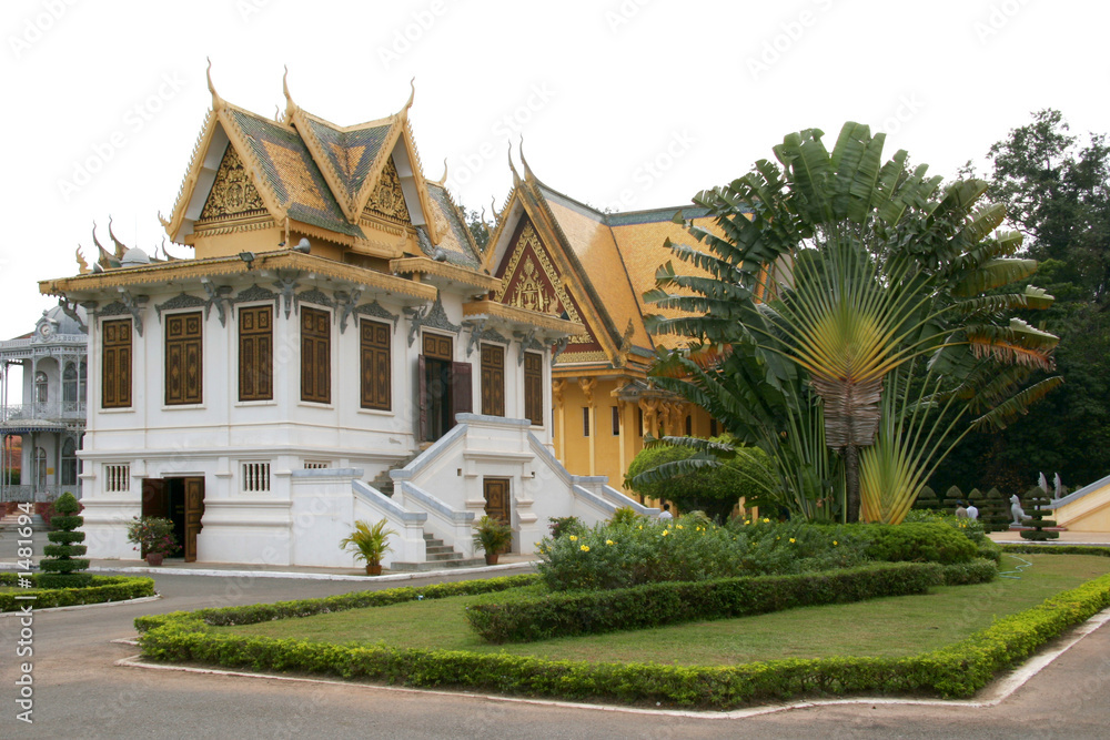 royal palace, phnom pen, cambodia