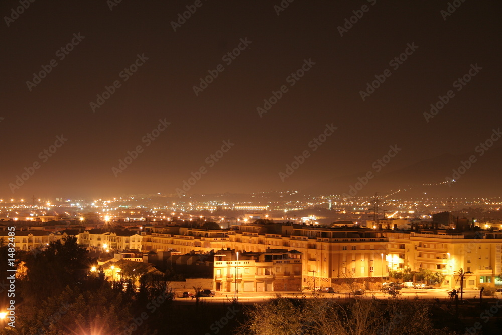 Fototapeta premium malaga de nuit