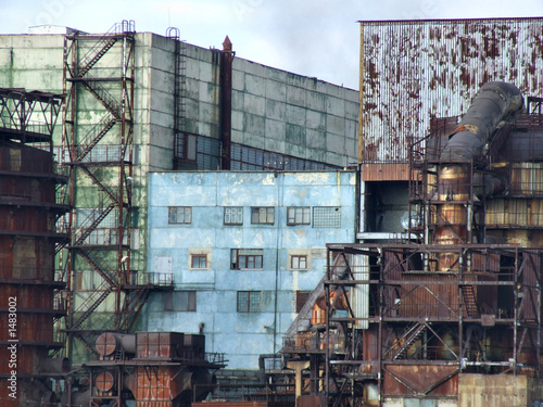 obsolete factory buildings