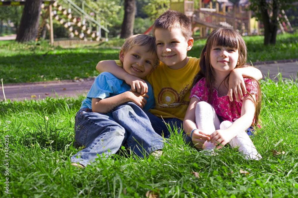 children in park