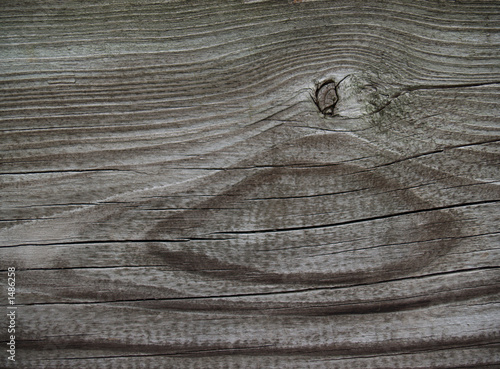 old weathered wood with knot