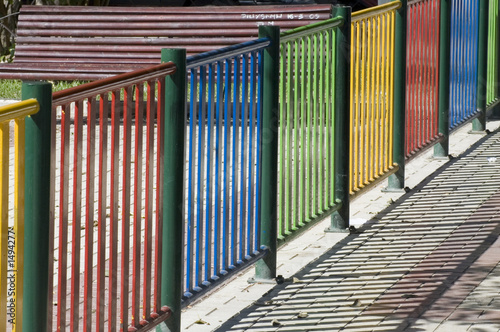 la valla del parque photo
