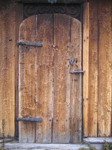 ancient church door