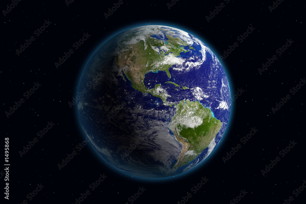 earth - america & clouds earth - america & clouds