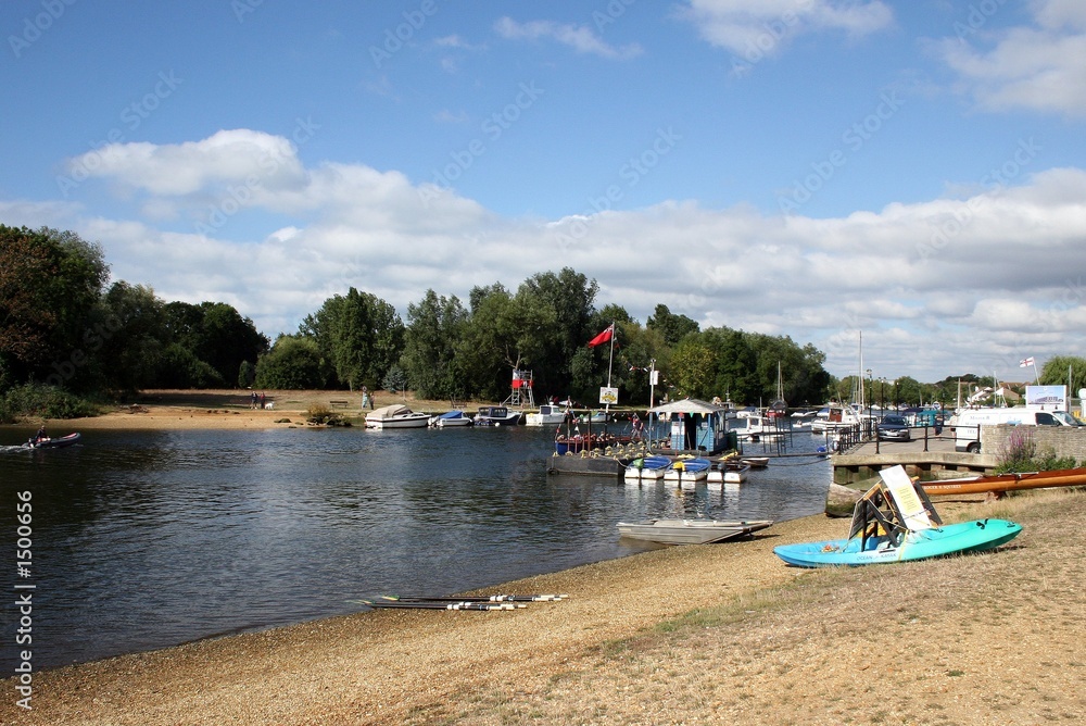 Fototapeta premium christchurch river