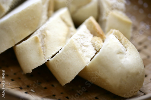 slices of steaming fresh crust