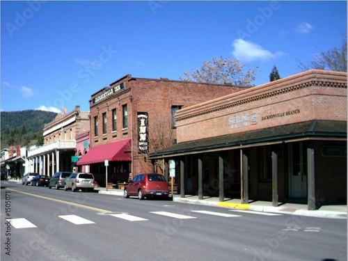 main street in jacksonville oregon photo
