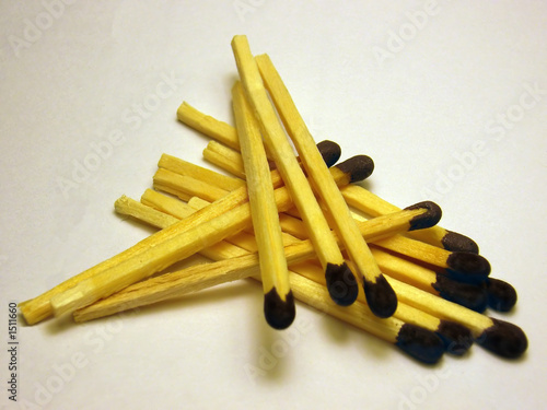 Bild auf Leinwand wood matches