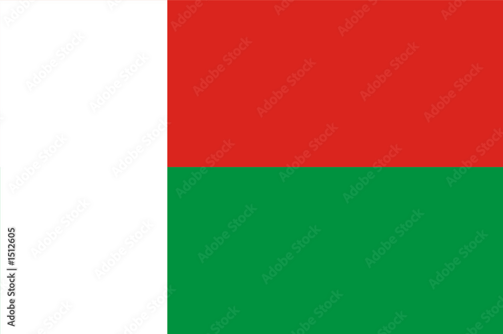 madagascar national flag