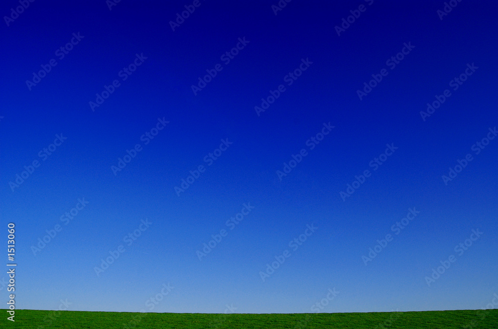 Fototapeta premium hintergrund rasen und himmel