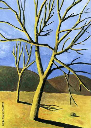 sunny trees