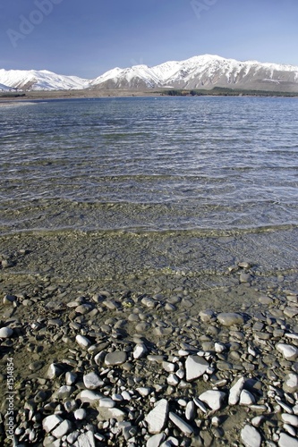 lake and mountains
