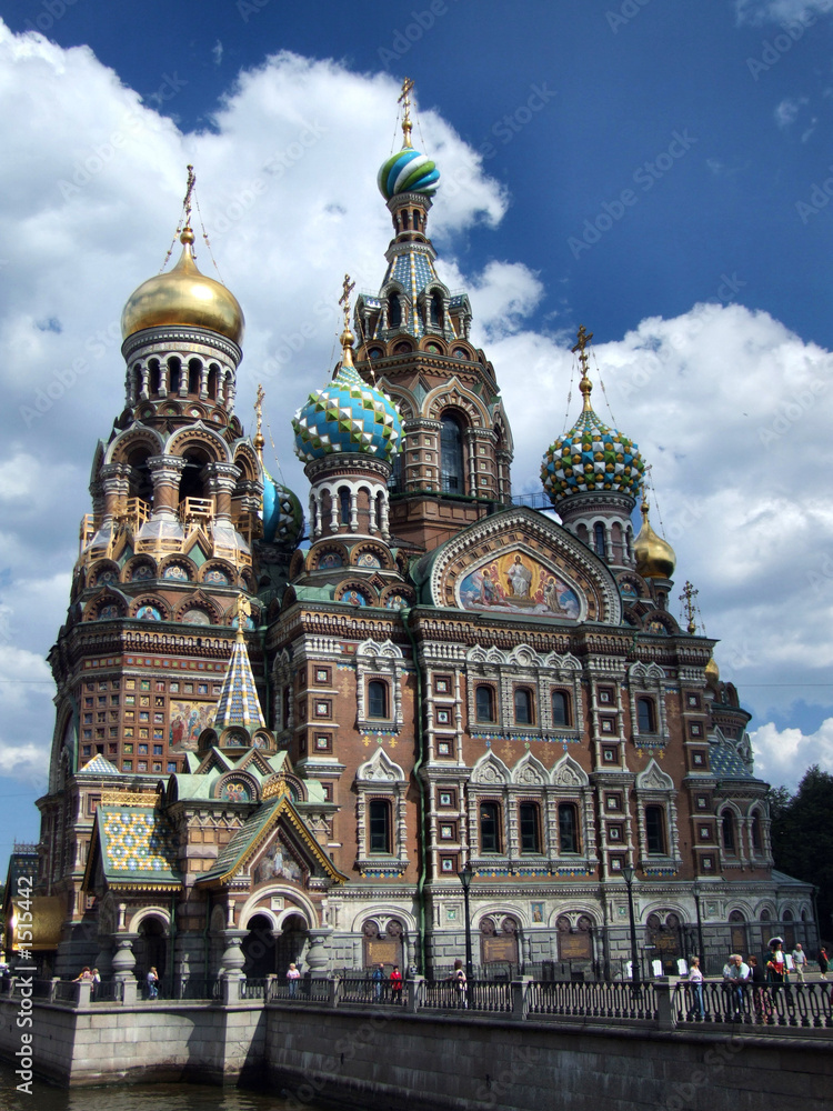 famous russian landmark - orthodox cathedral