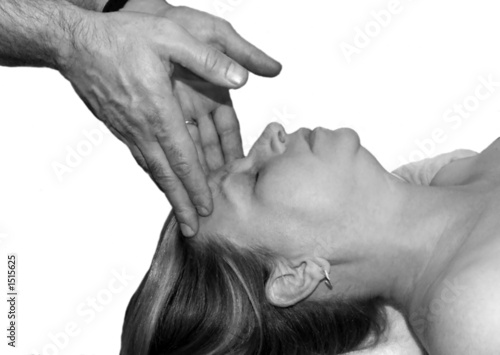 getting a relaxing massage