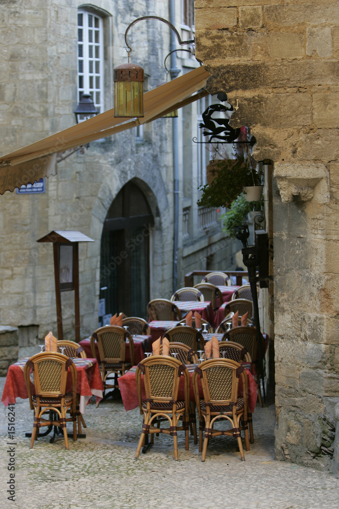 Naklejka premium france restaurant