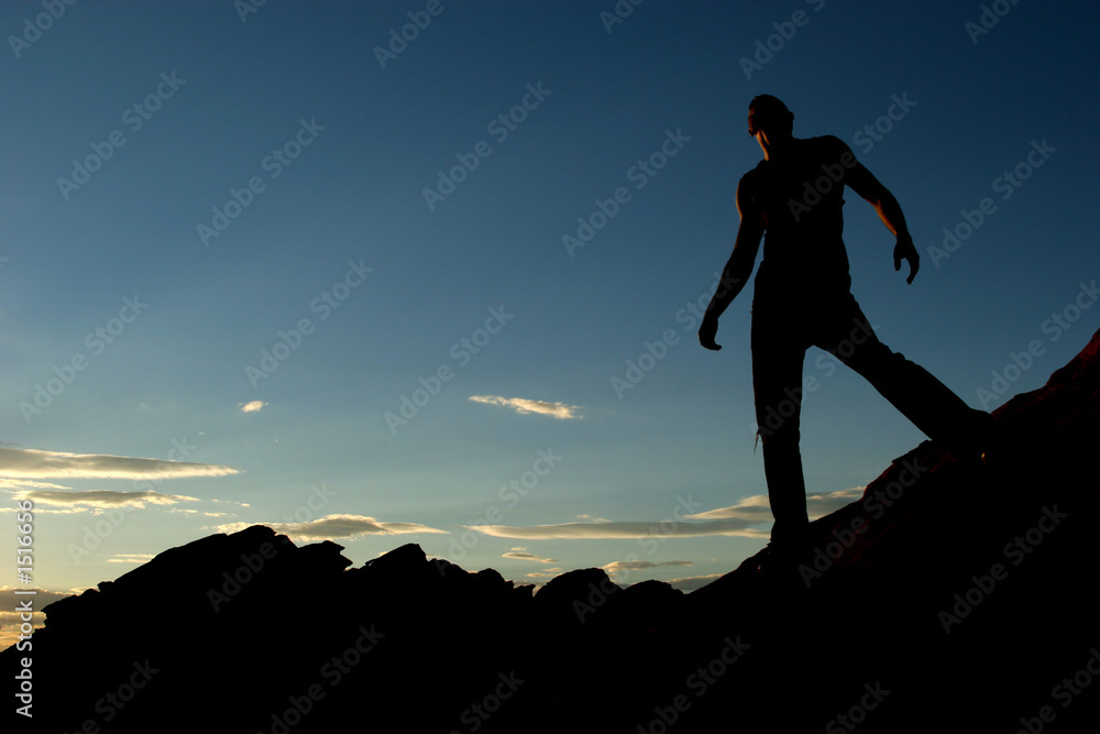 silhouette man silhouette man