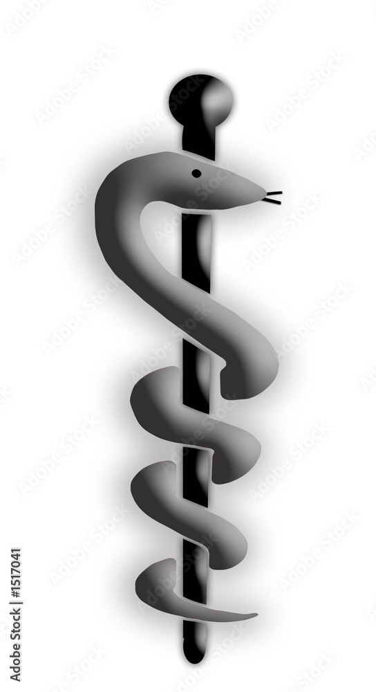 äskulapstab 2 Stock-Illustration | Adobe Stock