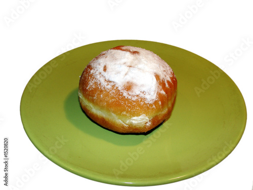 doughnut on the plate