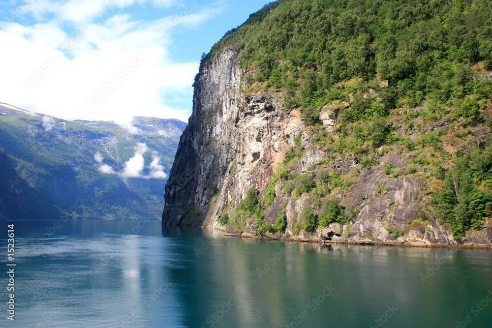Fototapeta premium fjord scenery